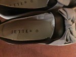 Vorschaubild 3 von Damen Slipper Schwarz Leder Gr. 39 mit Schleife Casual