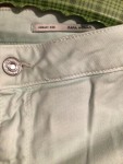 Vorschaubild 3 von Stoffhose Biker-Stil Damen Grün Gr. 38 Reißverschluss-Details