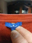 Vorschaubild 3 von Damen Sweatshirt Pullover Rot Gr. 40 L Prägung Dream Casual