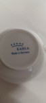 Vorschaubild 3 von Kaffeetasse Porzellan Weiß mit blauem Rand 250ml Klassisch