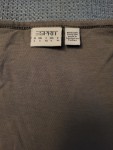 Vorschaubild 3 von Damen T-Shirt Gr. 40 L Grau Kurzarm mit Schleife Casual