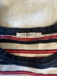 Vorschaubild 3 von Damen Crop Top Neckholder Gestreift Mehrfarbig Gr. 38