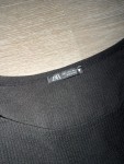 Vorschaubild 3 von Damen Langarmshirt Cropped Rippstrick Schwarz Gr. 40 L