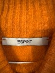 Vorschaubild 3 von Damen Pullover Strickpullover Orange Gr. 36 S Stehkragen