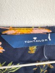 Vorschaubild 3 von Damen Bluse Blau Blumenmuster 3/4-Arm Gr. 38 M Casual