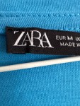 Vorschaubild 3 von Damen T-Shirt V-Ausschnitt Blau Gr. 38 M Basic