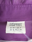Vorschaubild 3 von Damen Bluse Lila Gr. 32 XXS Rüschen Elegant Langarm