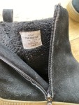 Vorschaubild 3 von Damen Stiefelette Schwarz Gr. 38 Wildleder Reißverschluss Winter