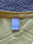 Vorschaubild 3 von Damen T-Shirt Gr. 44 XXL Gelb Kurzarm Basic Baumwolle