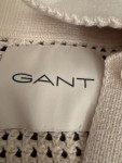 Vorschaubild 3 von Damen Pullover Beige Gr. 36 S Lochmuster Knopfleiste Casual