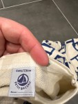 Vorschaubild 3 von Pullover Kinder Gr. 116 Beige Logo-Print Baumwolle