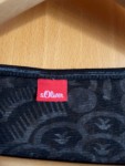 Vorschaubild 3 von Damen Pullover Gr. 42 XL Schwarz Abstrakt V-Ausschnitt Langarm
