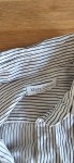 Vorschaubild 3 von Damen Bluse Hemdbluse gestreift Weiß Gr. 38 M Viskose