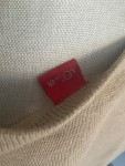 Vorschaubild 3 von Damen Pullover Wickeloptik Beige Gr. 42 XL Viskose