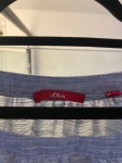 Vorschaubild 3 von Damen Bluse Gr. 36 Blau Gestreift Stickerei Bohemian Off-Shoulder