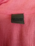 Vorschaubild 3 von Damen Strickjacke Cardigan Pink Gr. 36 S Viskose Asymmetrisch Casual