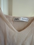 Vorschaubild 3 von Pullunder Top Damen Beige Gr. 36 S Ärmellos Viskose Basic