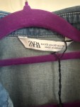 Vorschaubild 3 von Damen Jeansjacke Blau Gr. 34 XS Casual Knopfleiste Baumwolle