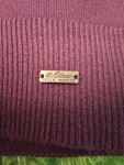 Vorschaubild 3 von Damen Rollkragenpullover Gr. 34 XS Lila Basic Langarm