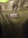 Vorschaubild 3 von Damen Lederjacke Blazer Schwarz Gr. 36 Klassisch