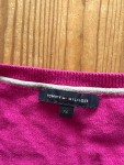 Vorschaubild 3 von Damen Pullover V-Ausschnitt Pink Gr. 42 XL Wolle Baumwolle Basic