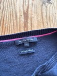 Vorschaubild 3 von Strickjacke Damen Blau Gr. 42 XL Baumwolle Kaschmir Casual