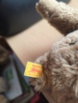 Vorschaubild 3 von Teddybär Kuscheltier Plüschtier Braun 27 cm Klassisch Knopf im Ohr