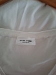 Vorschaubild 3 von Damen T-Shirt Gr. 36 Weiß V-Ausschnitt gerafft Casual