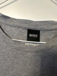 Vorschaubild 3 von Herren T-Shirt Grau Gr. 50 L Logo-Print Casual Baumwolle