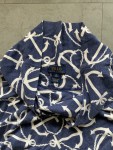 Vorschaubild 3 von Damen A-Linienrock Blau Maritim Ankerprint Gr. 38