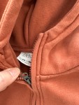 Vorschaubild 3 von Kapuzenpullover Hoodie Orange Half-Zip Gr. 134 Kinder Casual