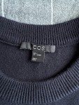 Vorschaubild 3 von Damen Pullunder Strickweste Blau Gr. 36 S Minimalistisch