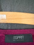 Vorschaubild 3 von Strickjacke Damen Gr. 36 S Pink Rüschen V-Ausschnitt Kaschmir-Mix