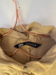 Vorschaubild 4 von Blusenkleid Hemdkleid Damen Gr. 38 M Beige Lyocell Taillenzug