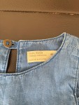 Vorschaubild 3 von Jeanskleid Gr. 122 Rüschensaum Cut-Out-Ärmel