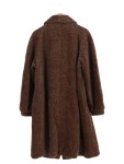 Vorschaubild 2 von Damen Fellmantel Gr. 46/3XL Braun Elegant Luxuriös