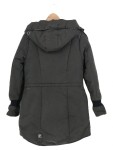 Vorschaubild 2 von Damen Wintermantel Gr. 36/S Grau Casual Urban Jacke Kapuze