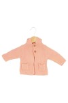 Vorschaubild 1 von Kinder Strickjacke Gr. 62 Rosa Baumwolle Kapuze Casual