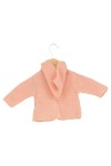 Vorschaubild 2 von Kinder Strickjacke Gr. 62 Rosa Baumwolle Kapuze Casual