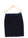 Vorschaubild 2 von Cordrock Damen Gr. 36/S Blau Casual Midirock