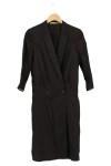 Vorschaubild 1 von Damen Klassischer Mantel Gr. 36 Schwarz Business Elegant