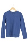 Vorschaubild 1 von Herren Sweatshirt Gr. S/44 Blau Basic Baumwolle Langarm