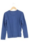 Vorschaubild 2 von Herren Sweatshirt Gr. S/44 Blau Basic Baumwolle Langarm