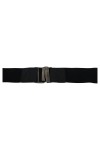 Vorschaubild 2 von Damen Gürtel Gr. 42 Schwarz Gummi 5cm breit Business Casual Modern