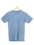 Vorschaubild 1 von Herren T-Shirt Gr. 44/S Blau Casual Basic Streetwear