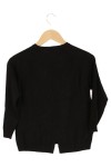 Vorschaubild 2 von Kinder Pullover Gr. 152 Schwarz Basic Casual 3/4-Arm