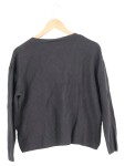 Vorschaubild 2 von Herren Pullover Gr. 42/M Grau Baumwolle Rippstrick