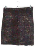 Vorschaubild 1 von Damen A-Linienrock Gr. 42/XL Mehrfarbig Wolle Elegant Modern