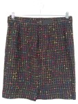 Vorschaubild 2 von Damen A-Linienrock Gr. 42/XL Mehrfarbig Wolle Elegant Modern