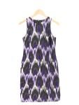 Vorschaubild 1 von Damen Freizeitkleid Gr. 34/XS Mehrfarbig Abstrakt Seide Elegant